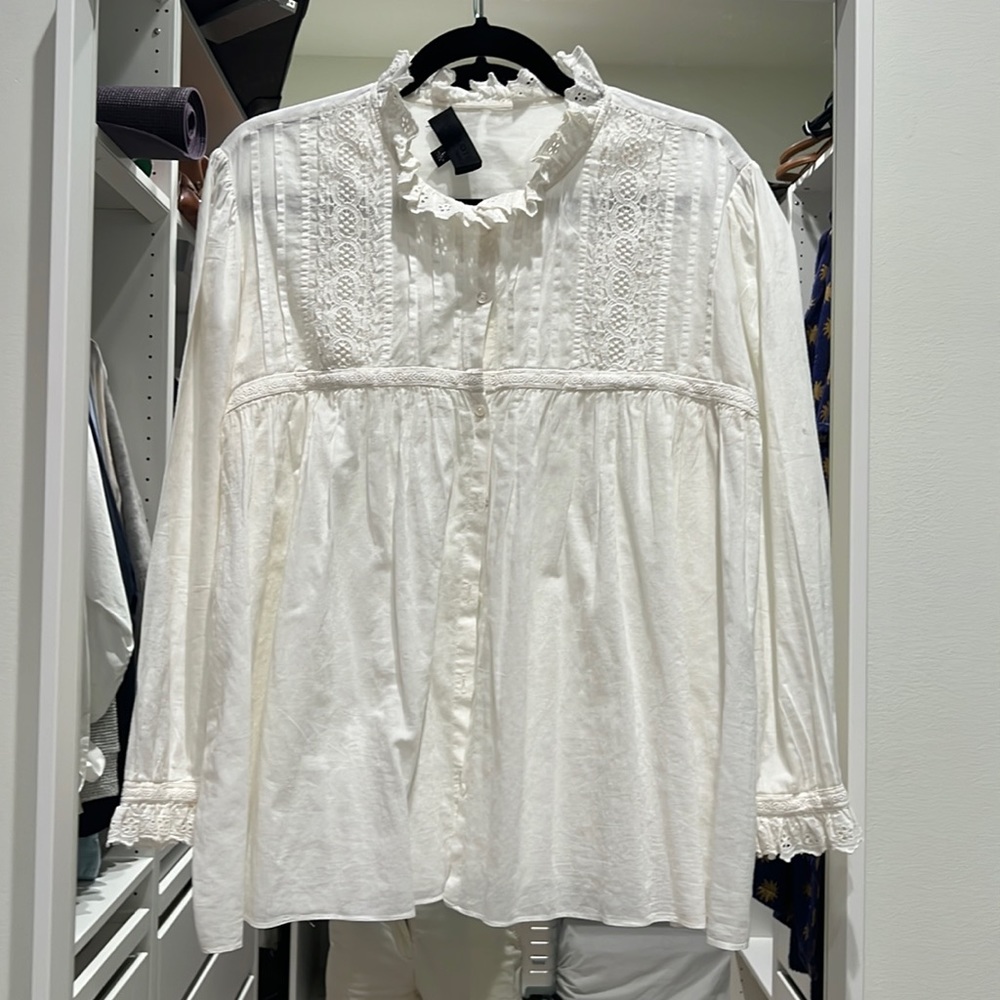 Nili Lotan Sarah Shirt, size L